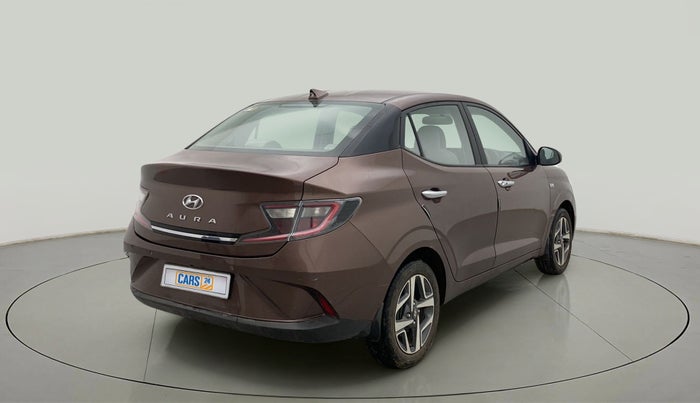 2020 Hyundai AURA SX PLUS 1.2 AMT, Petrol, Automatic, 58,604 km, Right Back Diagonal