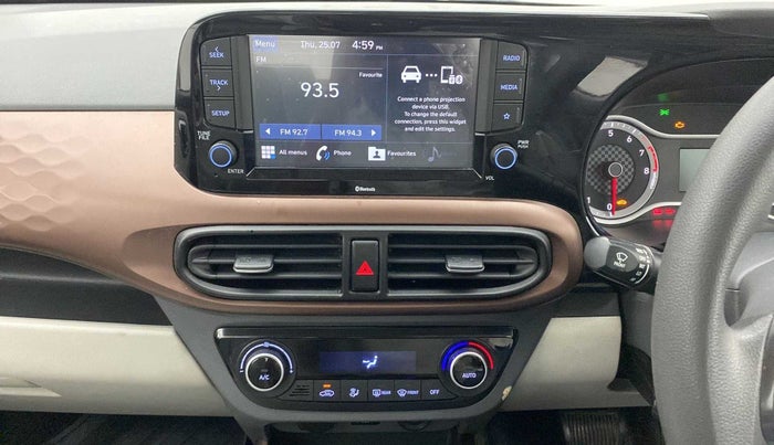 2020 Hyundai AURA SX PLUS 1.2 AMT, Petrol, Automatic, 58,604 km, Air Conditioner