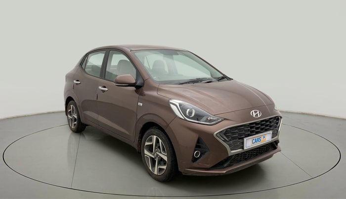 2020 Hyundai AURA SX PLUS 1.2 AMT, Petrol, Automatic, 58,604 km, Right Front Diagonal
