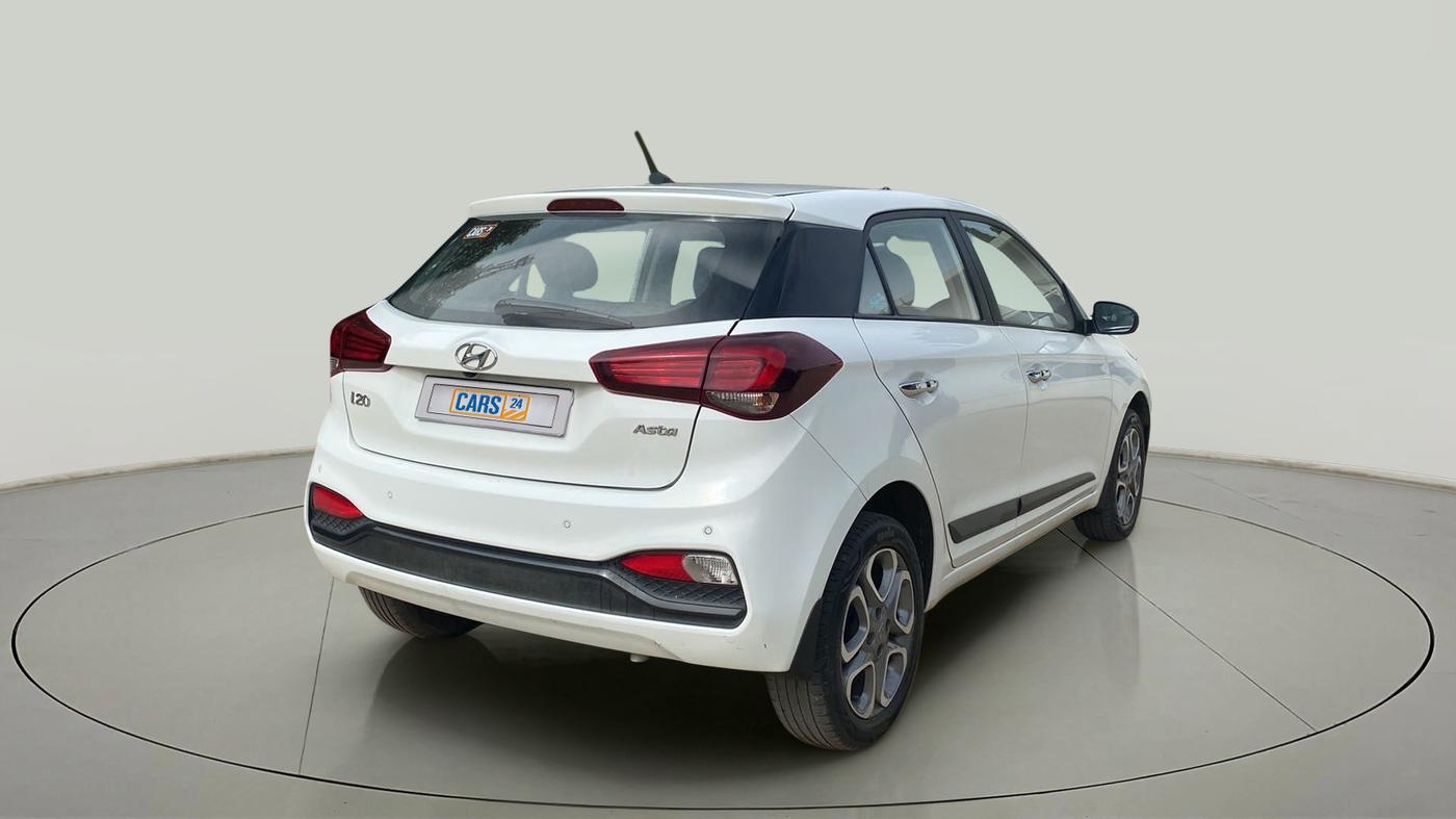 2019 Hyundai Elite i20 ASTA 1.2 (O), Petrol, Manual, 27,420 km, Right Back Diagonal