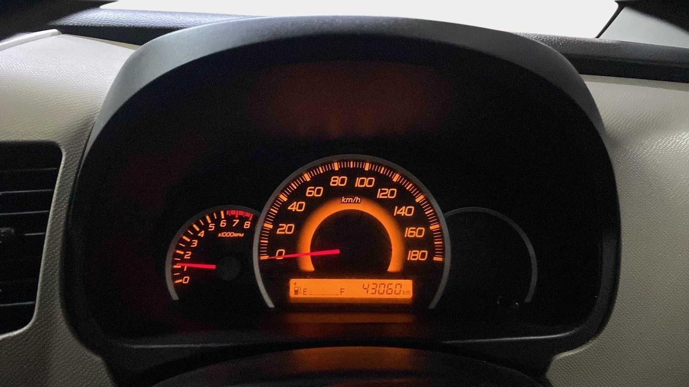 2014 Maruti Wagon R 1.0 VXI, Petrol, Manual, 43,024 km, Odometer Image