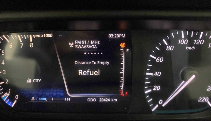 2022 Tata PUNCH CREATIVE  1.2 RTN DUAL TONE, Petrol, Manual, 20,354 km, Odometer Image