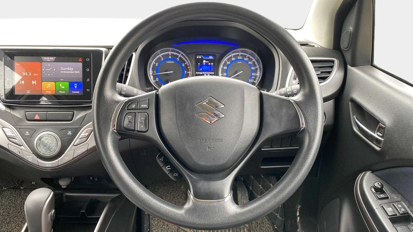 2019 Maruti Baleno ZETA CVT PETROL 1.2, Petrol, Automatic, 11,957 km, Steering Wheel Close Up