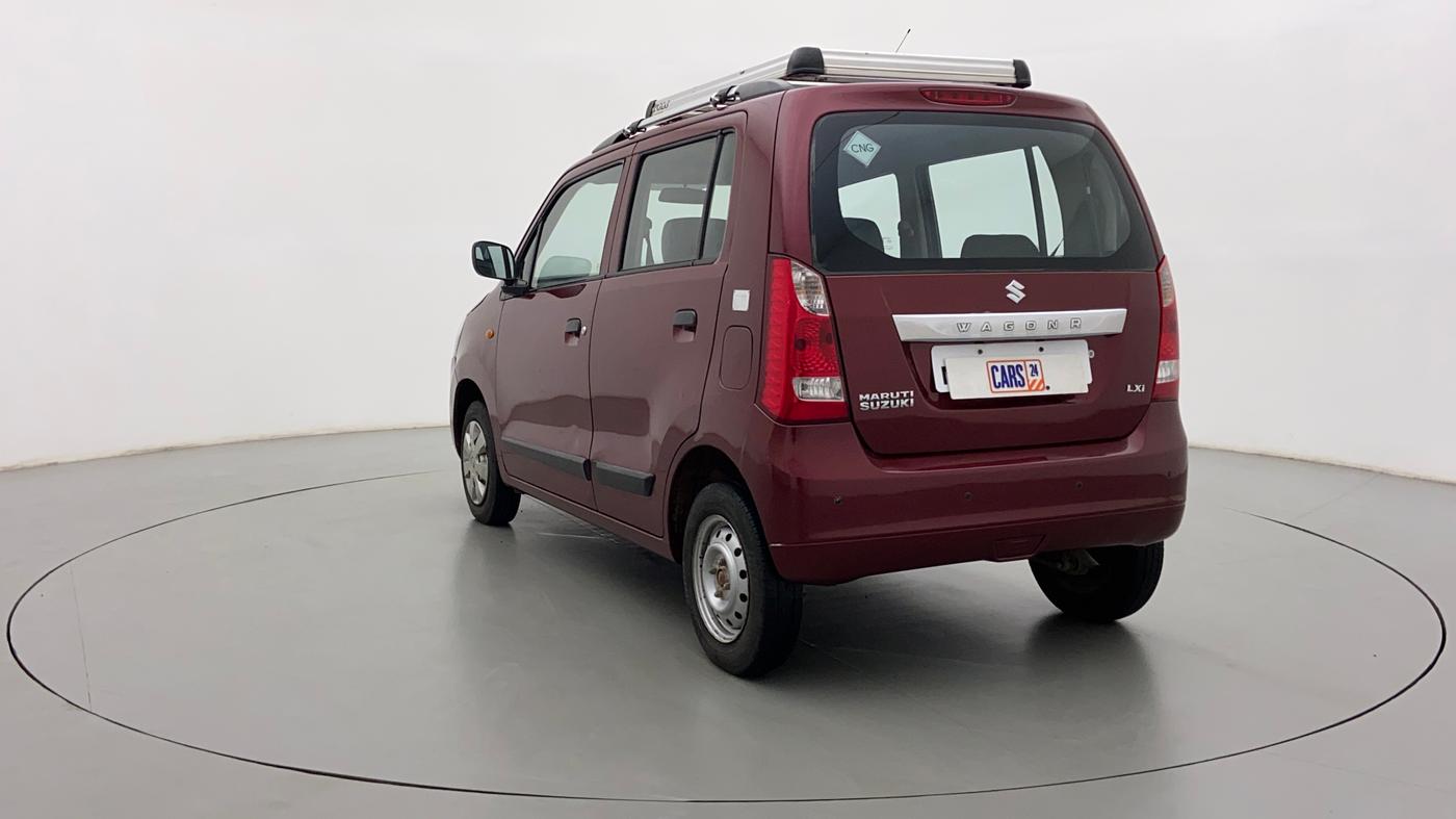 2012 Maruti Wagon R 1.0 LXI CNG, CNG, Manual, 54,247 km, Left Back Diagonal
