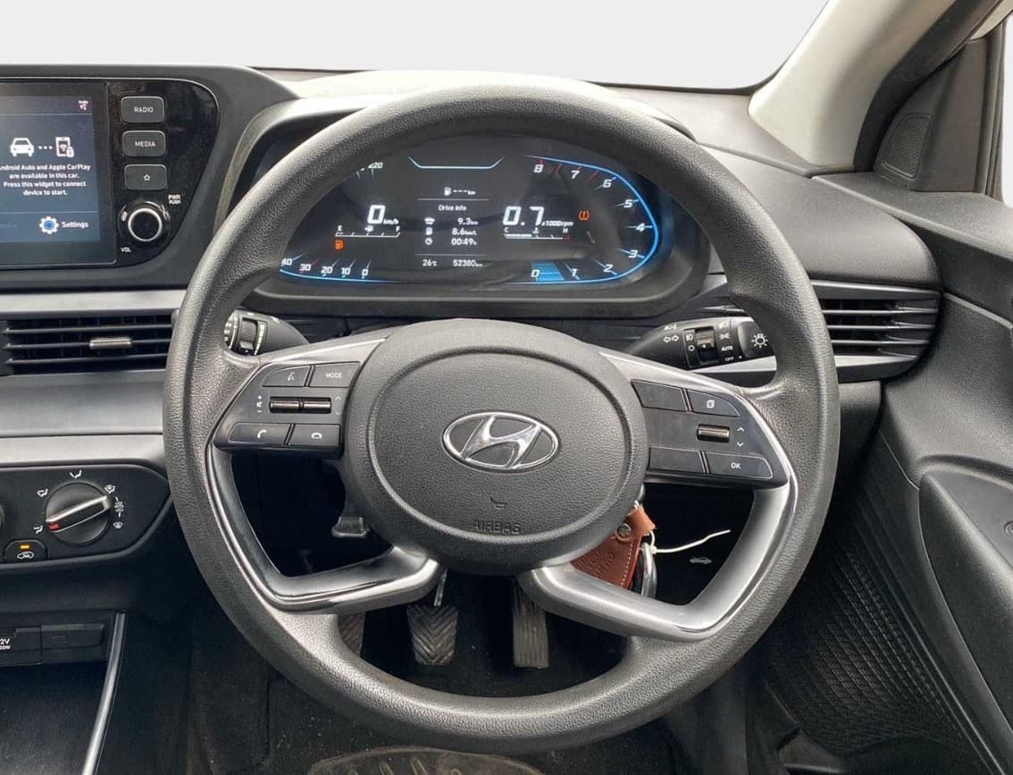 2021 Hyundai NEW I20 SPORTZ 1.2 MT, Petrol, Manual, 52,370 km, Steering Wheel Close Up