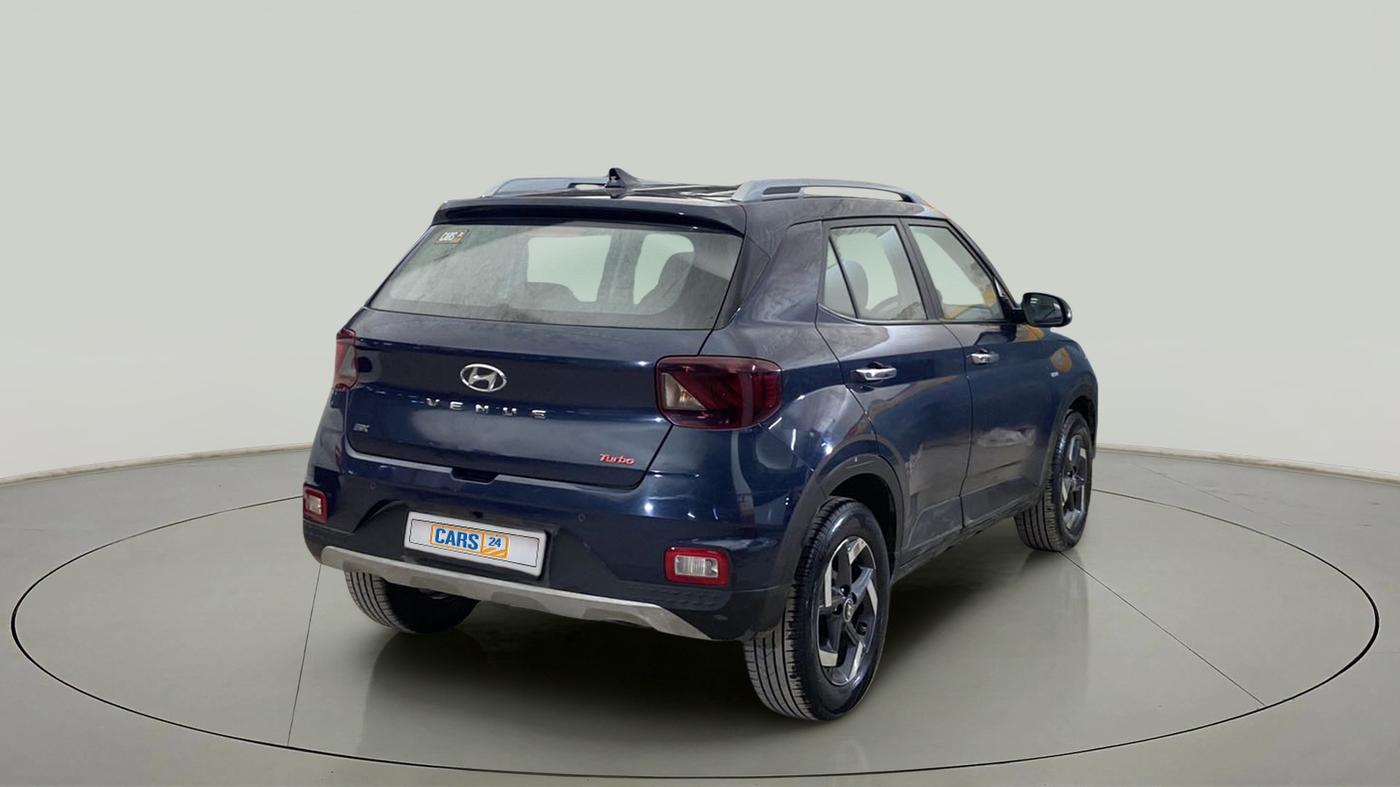 2021 Hyundai VENUE SX PLUS 1.0 TURBO DCT, Petrol, Automatic, 18,198 km, Right Back Diagonal