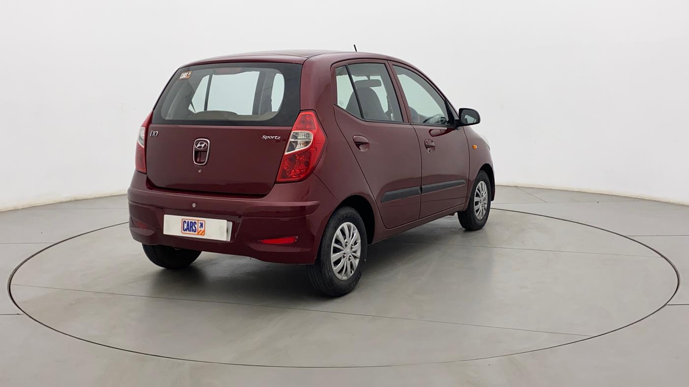 2015 Hyundai i10 SPORTZ 1.1, Petrol, Manual, 39,873 km, Right Back Diagonal