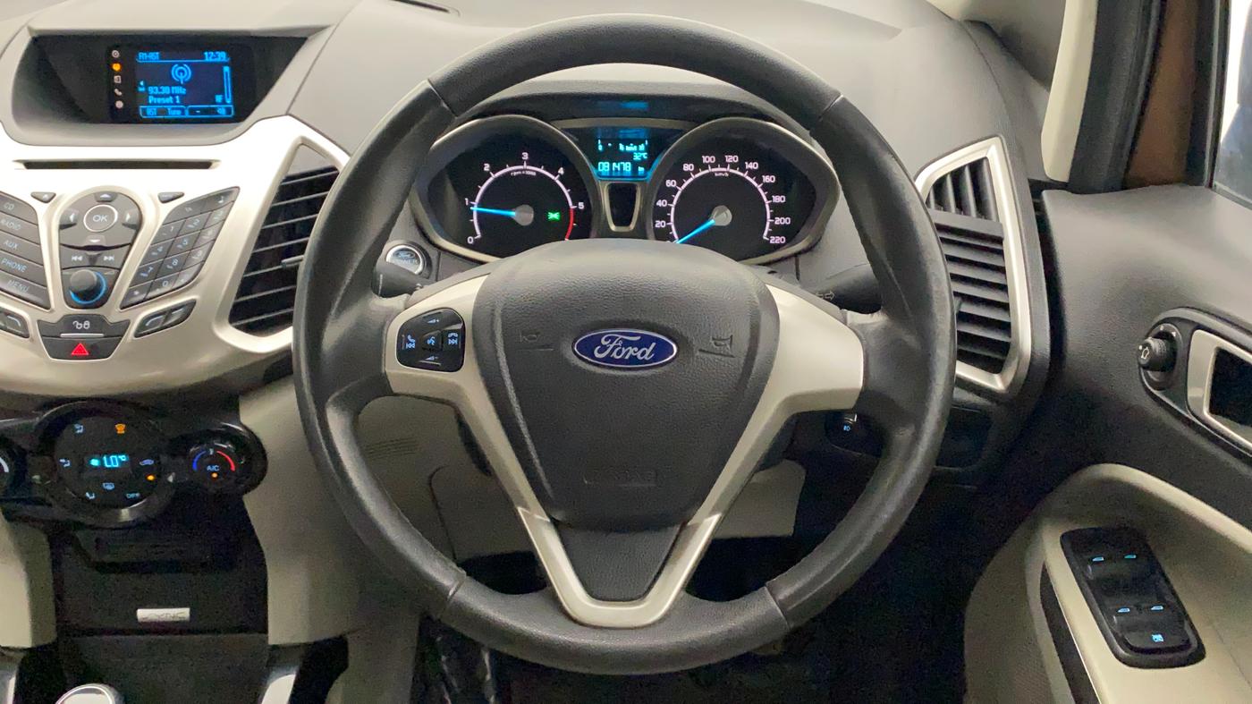 2016 Ford Ecosport TITANIUM 1.5L DIESEL, Diesel, Manual, 81,477 km, Steering Wheel Close Up