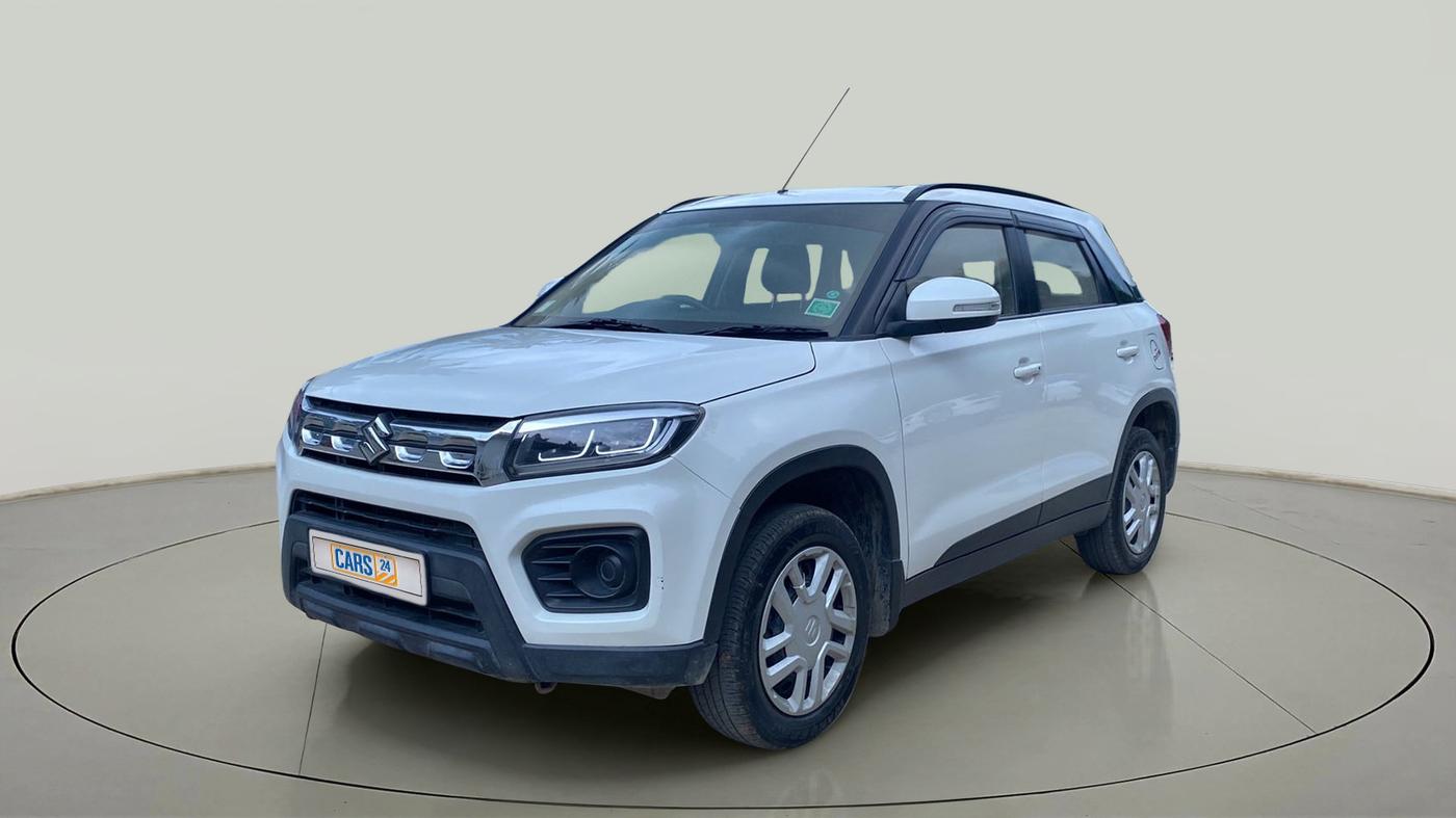 2021 Maruti Vitara Brezza VXI, Petrol, Manual, 22,435 km, Left Front Diagonal
