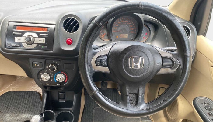 2014 Honda Amaze 1.2L I-VTEC S, Petrol, Manual, 54,271 km, Steering Wheel Close Up