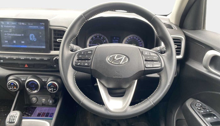 2019 Hyundai VENUE SX 1.0 (O) TURBO, Petrol, Manual, 21,811 km, Steering Wheel Close Up