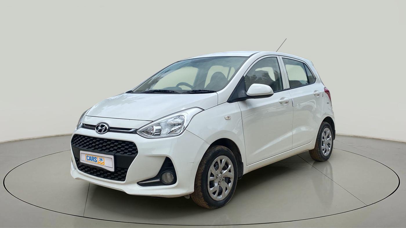 2017 Hyundai Grand i10 SPORTZ 1.2 KAPPA VTVT, Petrol, Manual, 30,674 km, Left Front Diagonal