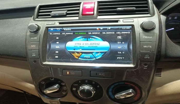 2012 Honda City 1.5L I-VTEC V AT, Petrol, Automatic, 40,220 km, Infotainment system - GPS Card not working/missing