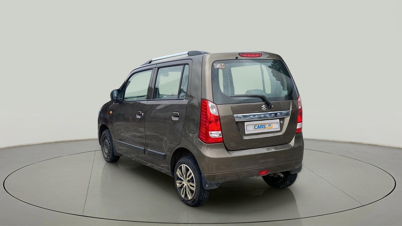 2015 Maruti Wagon R 1.0 VXI, Petrol, Manual, 52,954 km, Left Back Diagonal