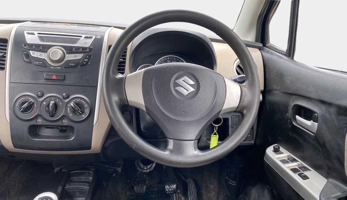2015 Maruti Wagon R 1.0 VXI, Petrol, Manual, 52,954 km, Steering Wheel Close Up