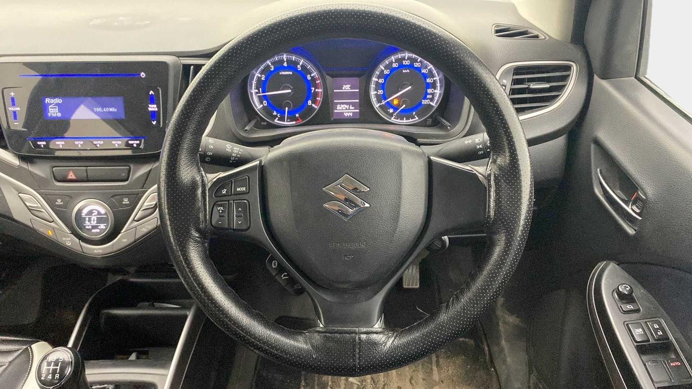2020 Maruti Baleno DELTA PETROL 1.2, CNG, Manual, 62,154 km, Steering Wheel Close Up