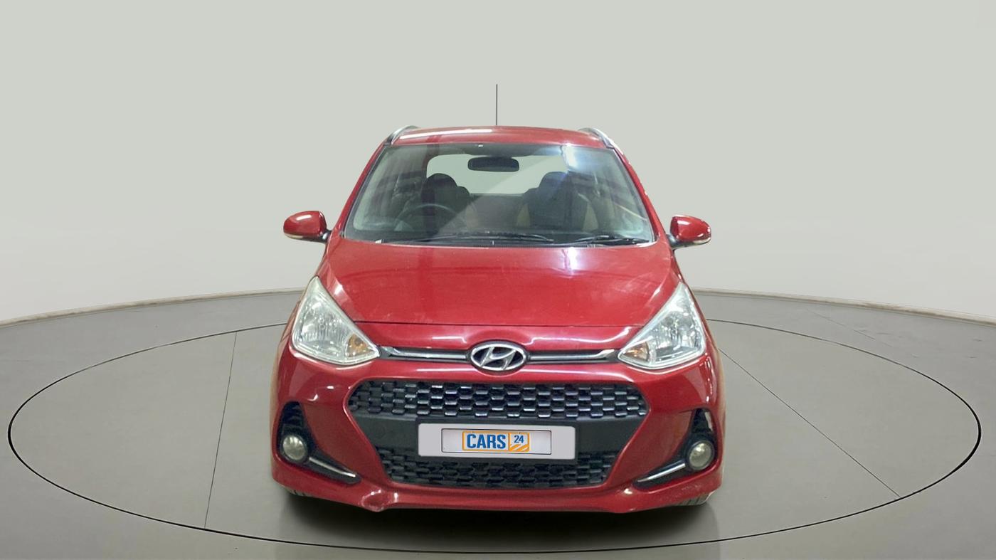 2018 Hyundai Grand i10 SPORTZ AT 1.2 KAPPA VTVT, Petrol, Automatic, 46,843 km, Front