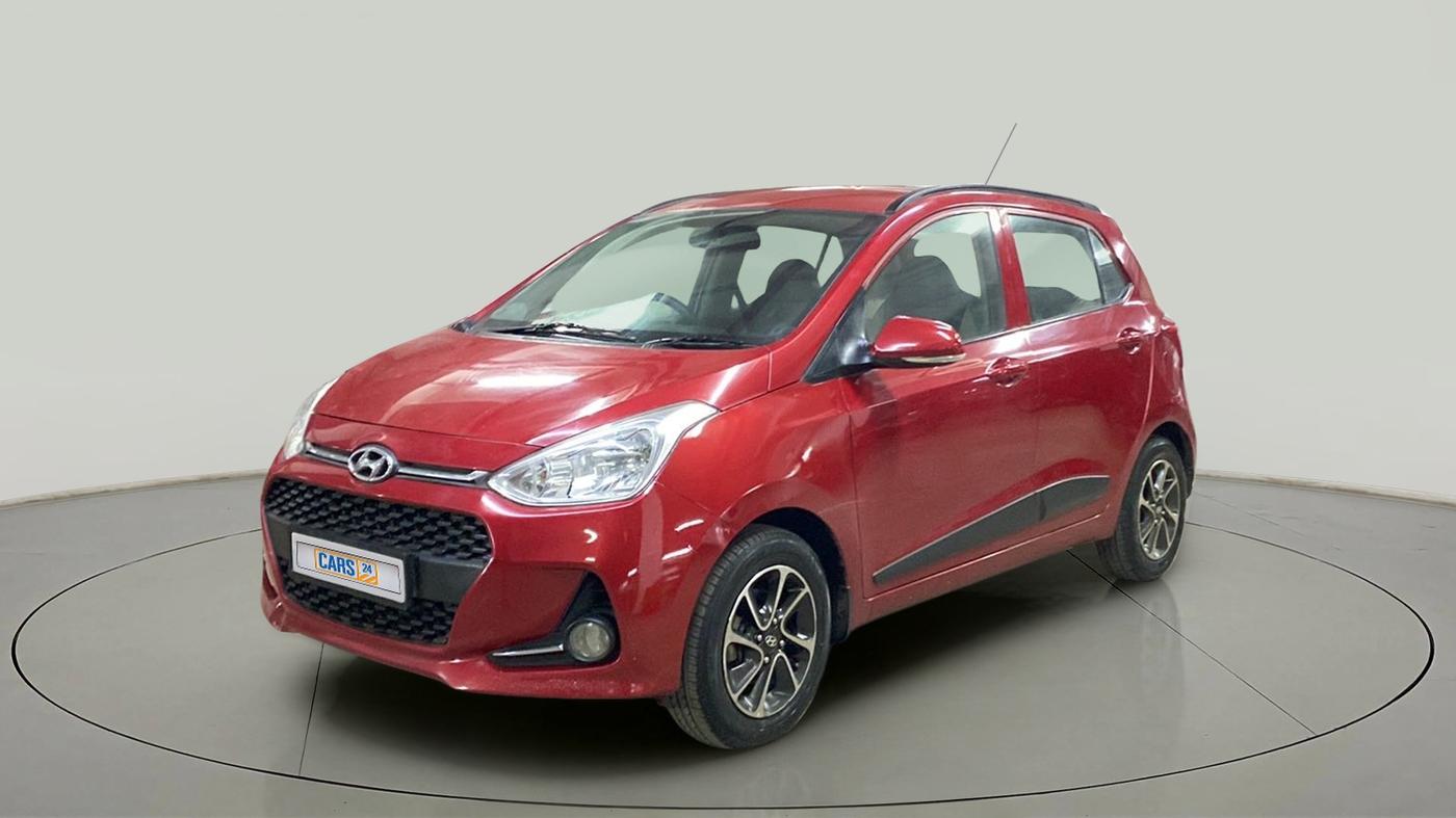 2018 Hyundai Grand i10 SPORTZ AT 1.2 KAPPA VTVT, Petrol, Automatic, 46,843 km, Left Front Diagonal