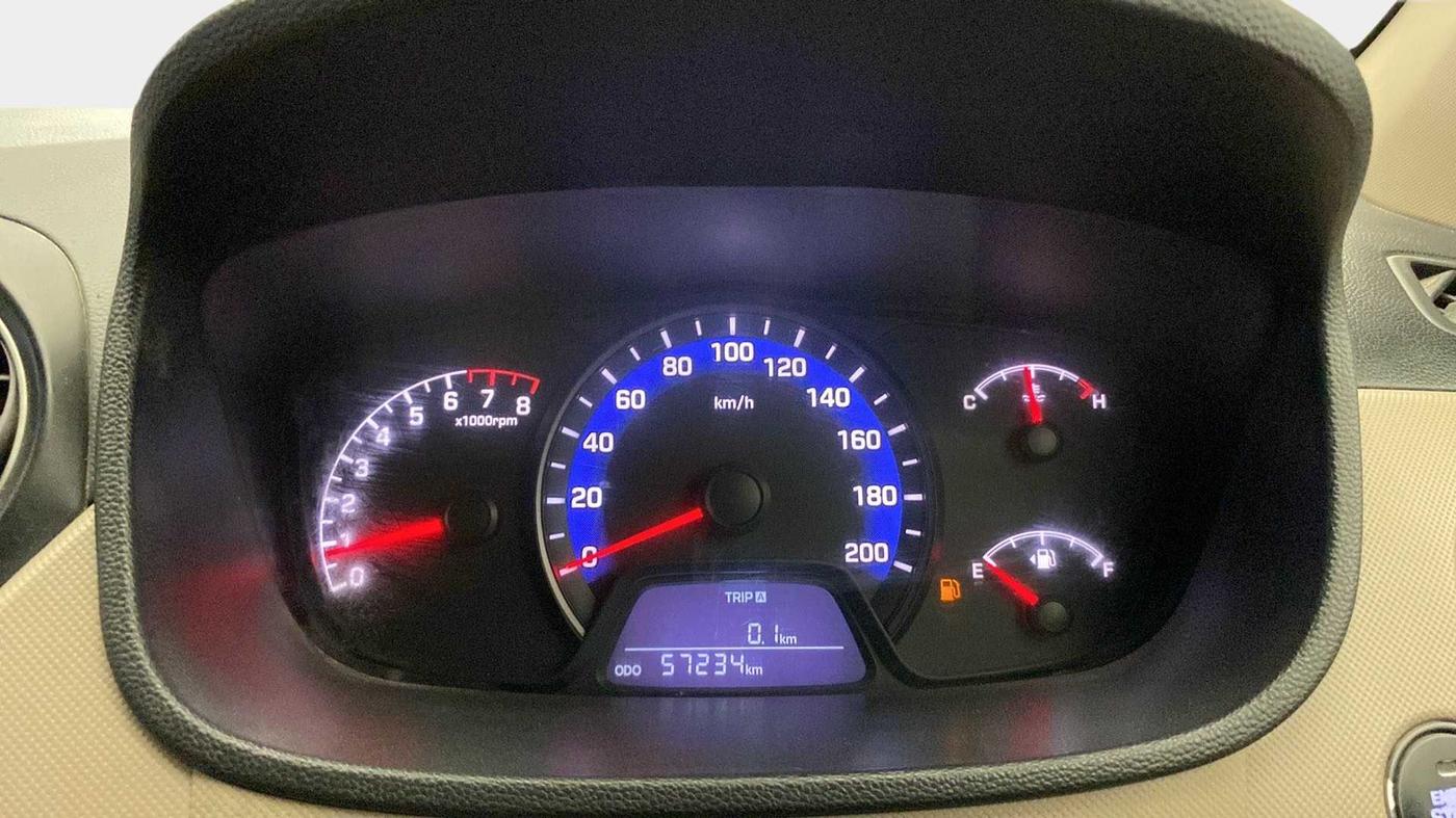 2014 Hyundai Xcent SX 1.2, Petrol, Manual, 57,642 km, Odometer Image