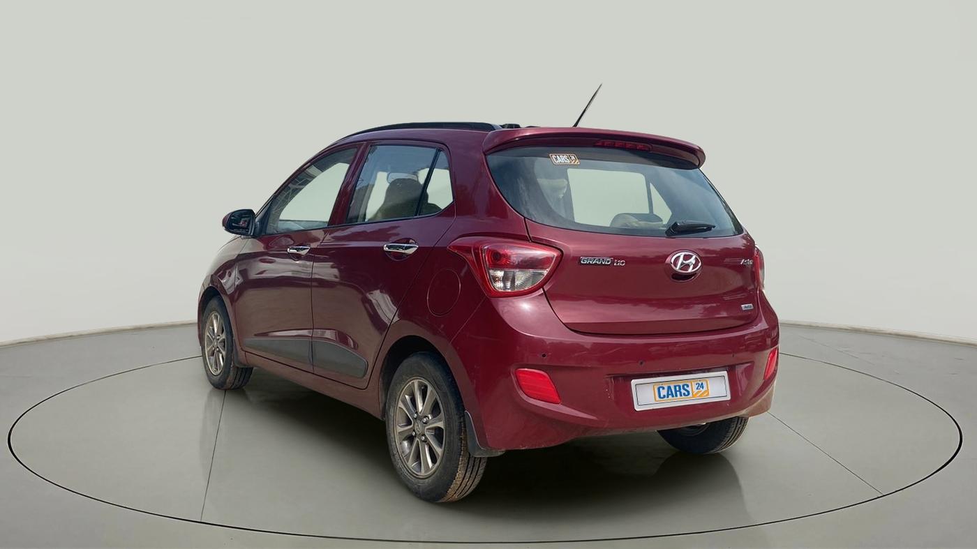 2016 Hyundai Grand i10 ASTA (O) AT 1.2 KAPPA VTVT, Petrol, Automatic, 27,426 km, Left Back Diagonal