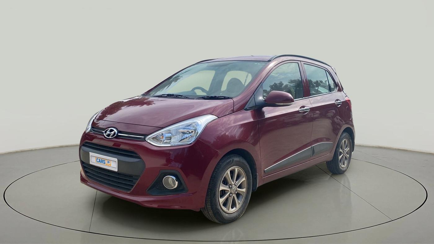 2016 Hyundai Grand i10 ASTA (O) AT 1.2 KAPPA VTVT, Petrol, Automatic, 27,426 km, Left Front Diagonal