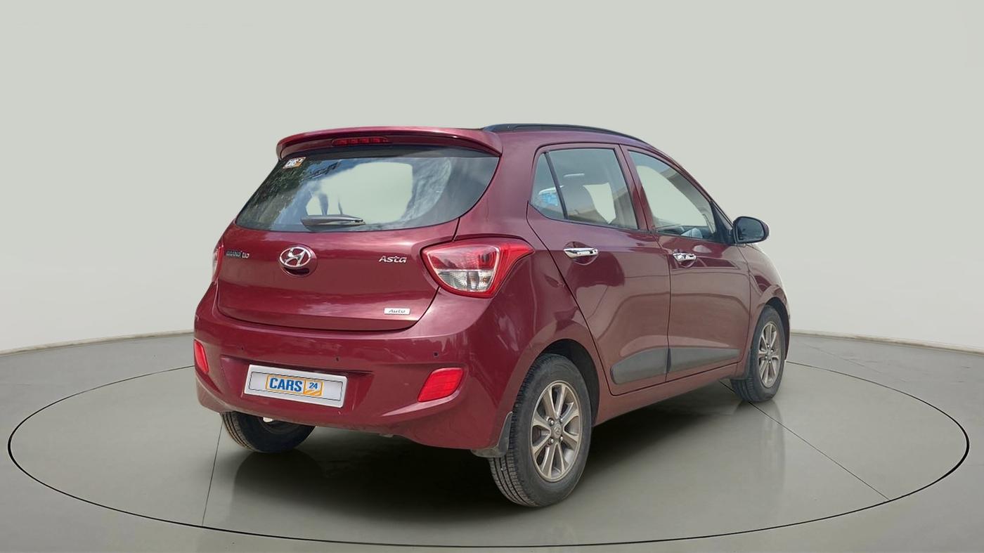 2016 Hyundai Grand i10 ASTA (O) AT 1.2 KAPPA VTVT, Petrol, Automatic, 27,426 km, Right Back Diagonal