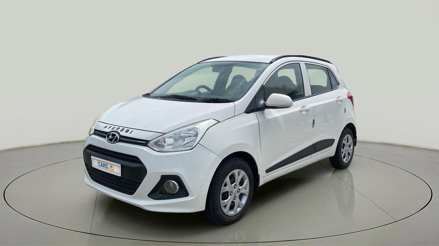 2016 Hyundai Grand i10 SPORTZ 1.2 KAPPA VTVT, Petrol, Manual, 1,04,263 km, Left Front Diagonal