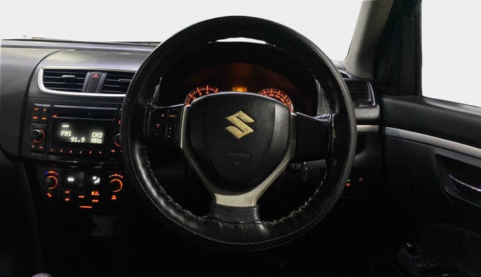 2013 Maruti Swift ZXI, Petrol, Manual, 42,338 km, Steering Wheel Close Up