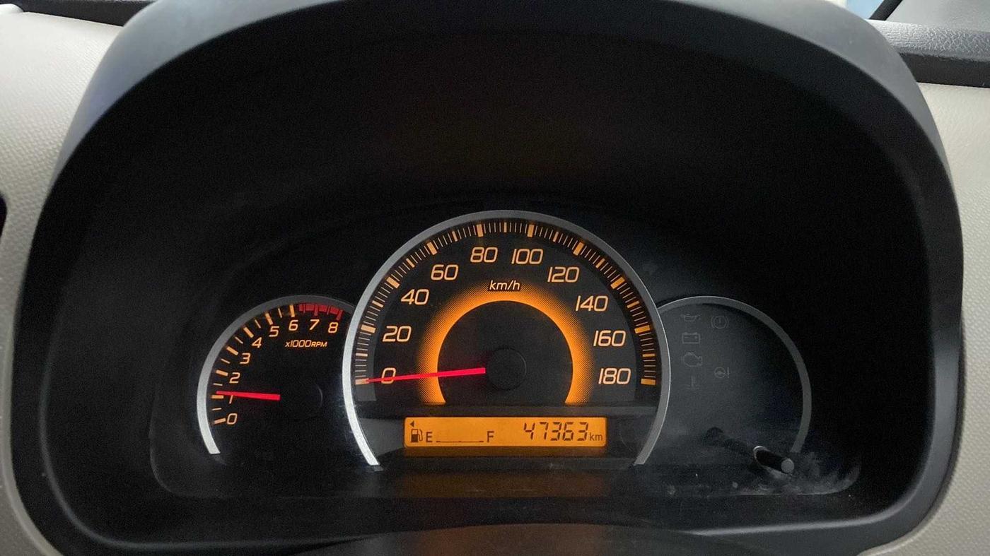 2014 Maruti Wagon R 1.0 VXI, Petrol, Manual, 47,355 km, Odometer Image