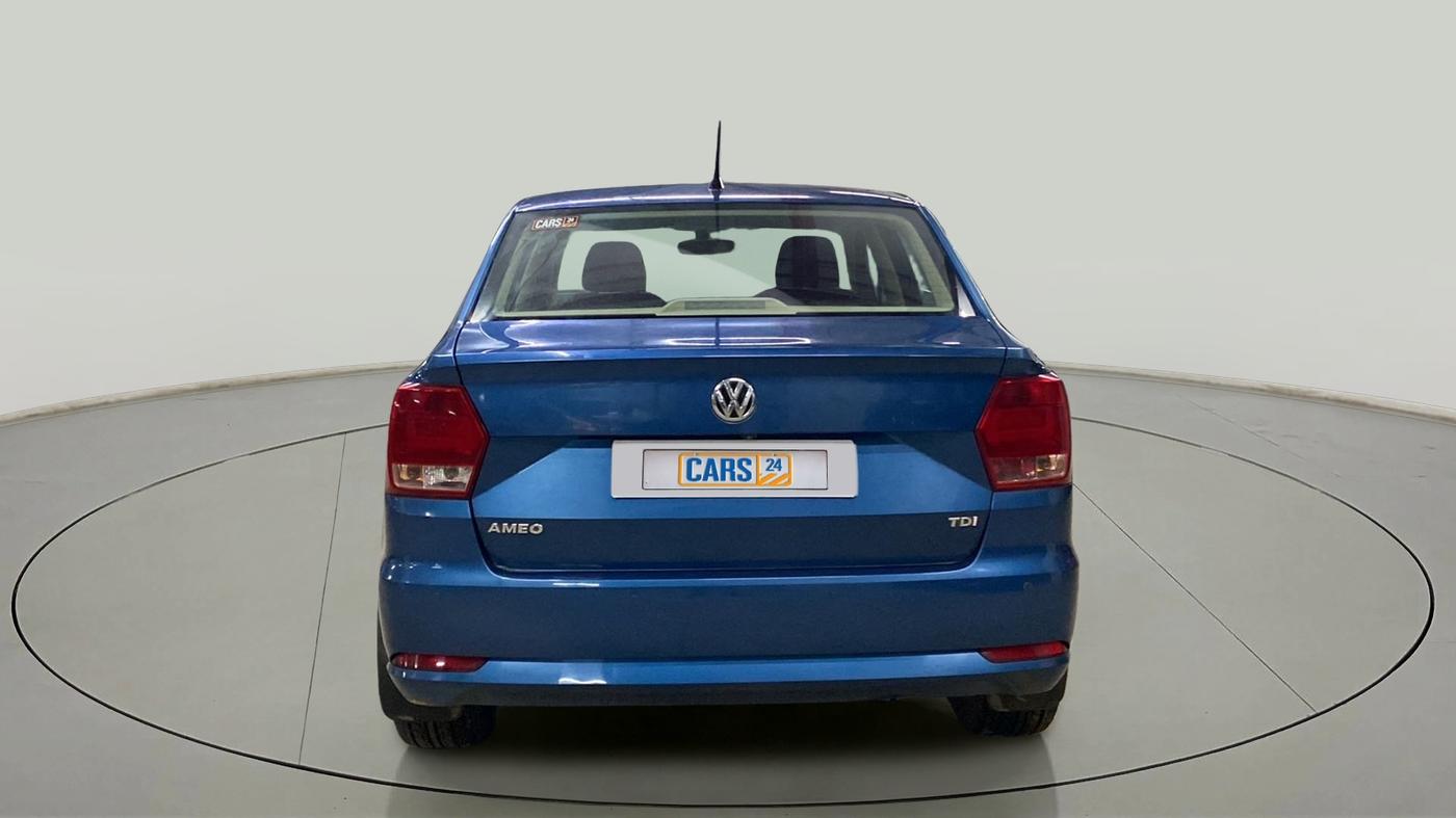 2017 Volkswagen Ameo HIGHLINE PLUS 1.5L AT 16 ALLOY, Diesel, Automatic, 86,376 km, Back/Rear