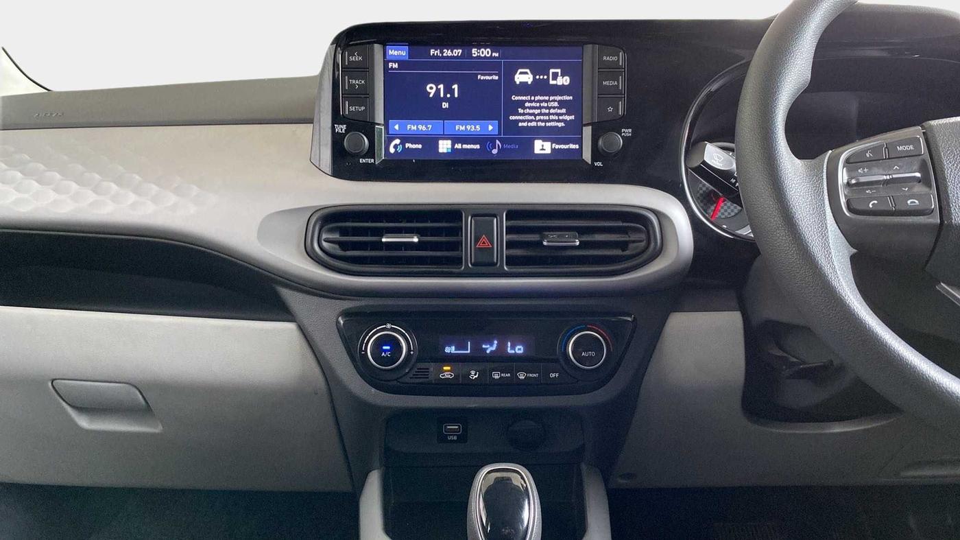 2022 Hyundai GRAND I10 NIOS SPORTZ AMT 1.2 KAPPA VTVT, Petrol, Automatic, 19,242 km, Air Conditioner