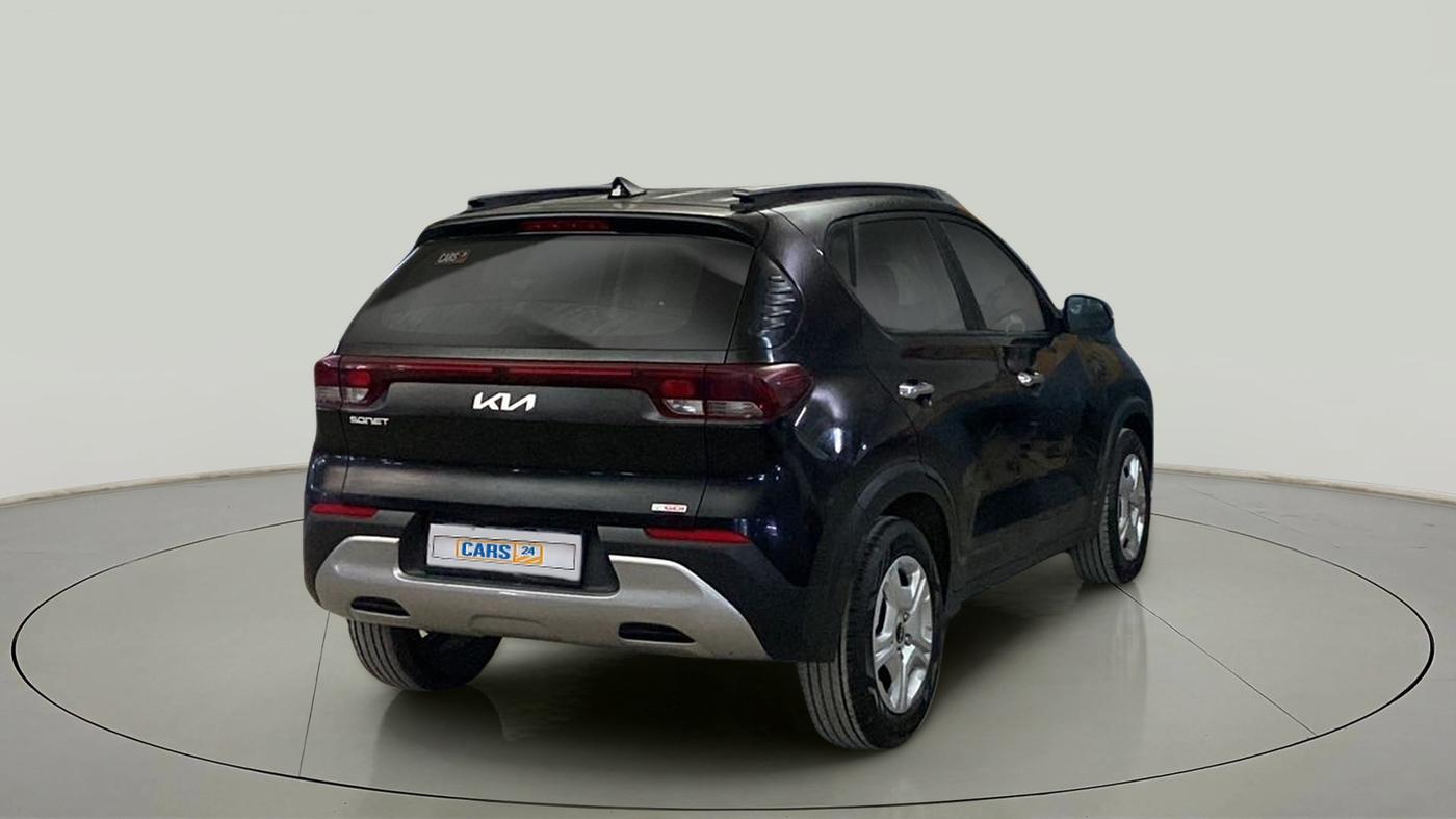 2022 KIA SONET HTK PLUS 1.0 IMT, Petrol, Manual, 15,670 km, Right Back Diagonal