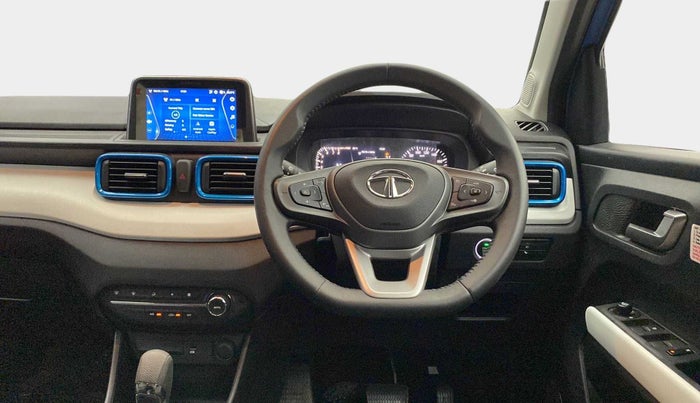 2023 Tata PUNCH CREATIVE AMT 1.2 RTN DUAL TONE, Petrol, Automatic, 893 km, Steering Wheel Close Up