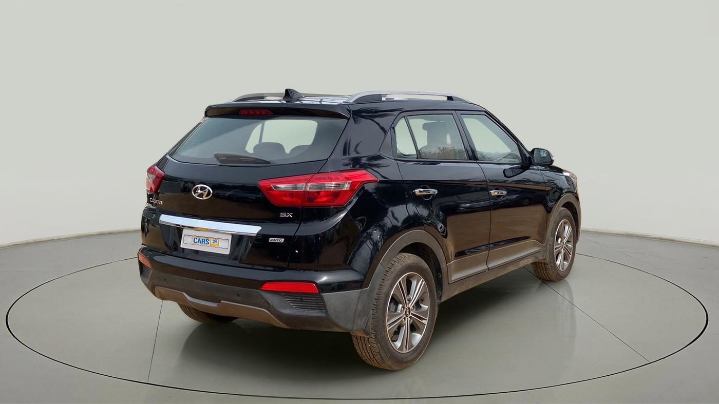 2017 Hyundai Creta SX PLUS AT 1.6 PETROL, Petrol, Automatic, 40,475 km, Right Back Diagonal