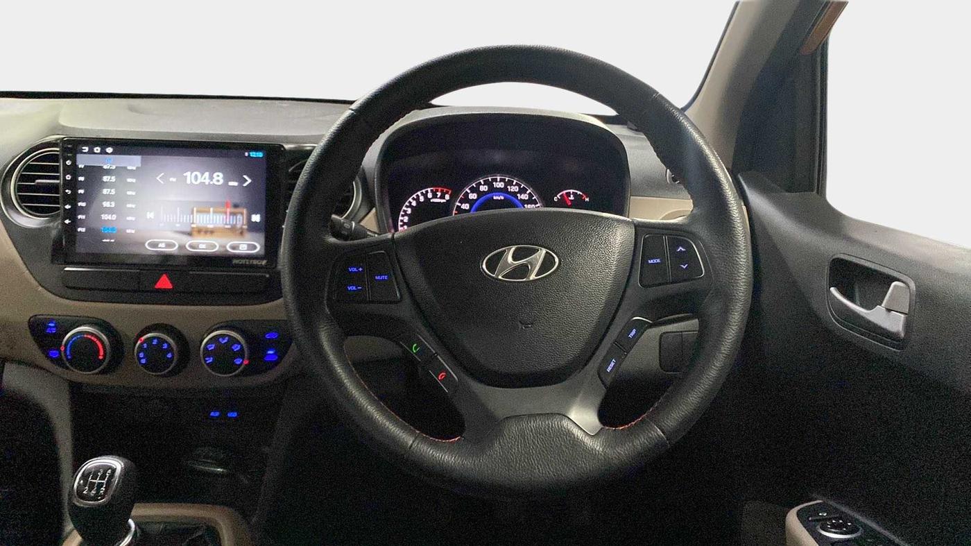 2014 Hyundai Grand i10 ASTA 1.2 KAPPA VTVT, Petrol, Manual, 47,635 km, Steering Wheel Close Up
