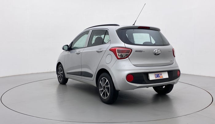 2017 Hyundai Grand i10 SPORTZ (O) 1.2 AT VTVT, Petrol, Automatic, 49,800 km, Left Back Diagonal