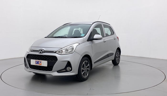 2017 Hyundai Grand i10 SPORTZ (O) 1.2 AT VTVT, Petrol, Automatic, 49,800 km, Left Front Diagonal