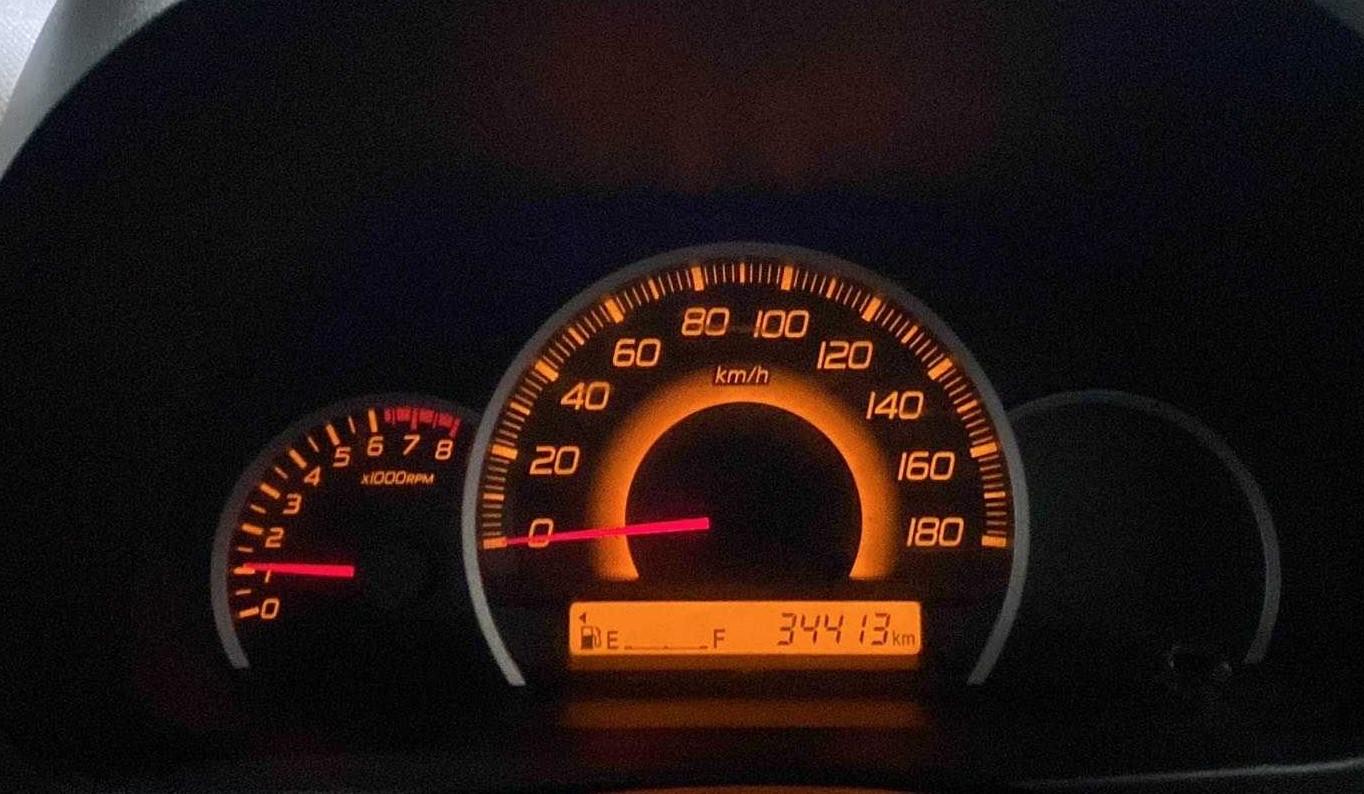 2015 Maruti Wagon R 1.0 VXI, Petrol, Manual, 34,384 km, Odometer Image