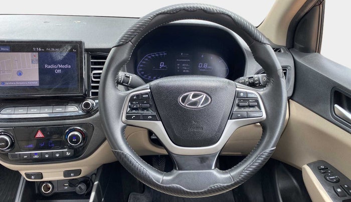 2020 Hyundai Verna SX (O) 1.5 CRDI, Diesel, Manual, 61,561 km, Steering Wheel Close Up