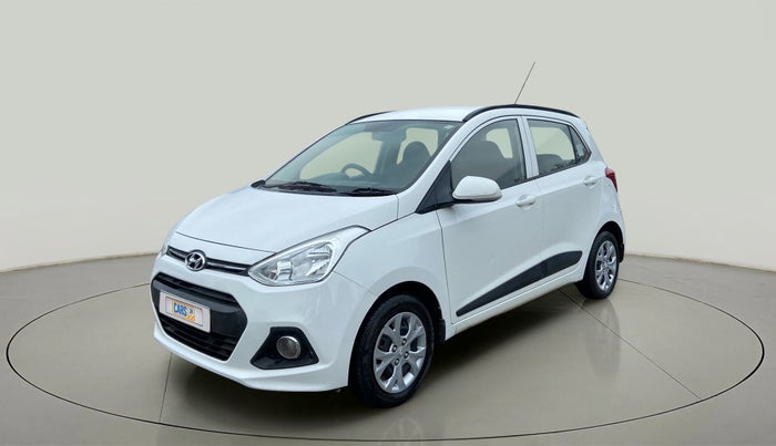 2016 Hyundai Grand i10 SPORTZ 1.2 KAPPA VTVT, Petrol, Manual, 52,772 km, Left Front Diagonal