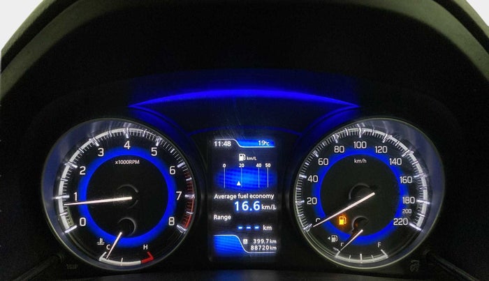 2019 Maruti Baleno ALPHA PETROL 1.2, Petrol, Manual, 88,651 km, Odometer Image