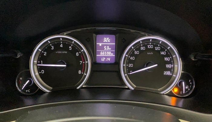 2018 Maruti Ciaz ALPHA 1.4 PETROL, Petrol, Manual, 66,894 km, Odometer Image