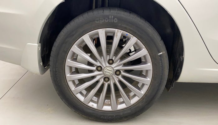2018 Maruti Ciaz ALPHA 1.4 PETROL, Petrol, Manual, 66,894 km, Right Rear Wheel