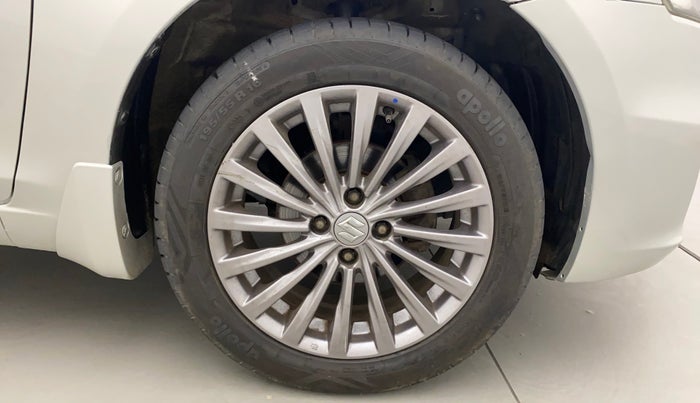 2018 Maruti Ciaz ALPHA 1.4 PETROL, Petrol, Manual, 66,894 km, Right Front Wheel