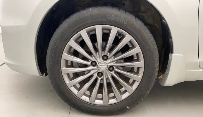 2018 Maruti Ciaz ALPHA 1.4 PETROL, Petrol, Manual, 66,894 km, Left Front Wheel