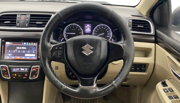 2018 Maruti Ciaz ALPHA 1.4 PETROL, Petrol, Manual, 66,894 km, Steering Wheel Close Up