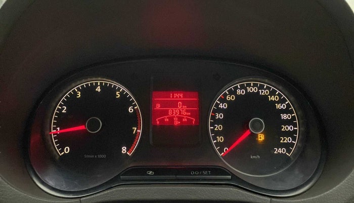 2013 Volkswagen Vento HIGHLINE 1.6 MPI, Petrol, Manual, 83,968 km, Odometer Image