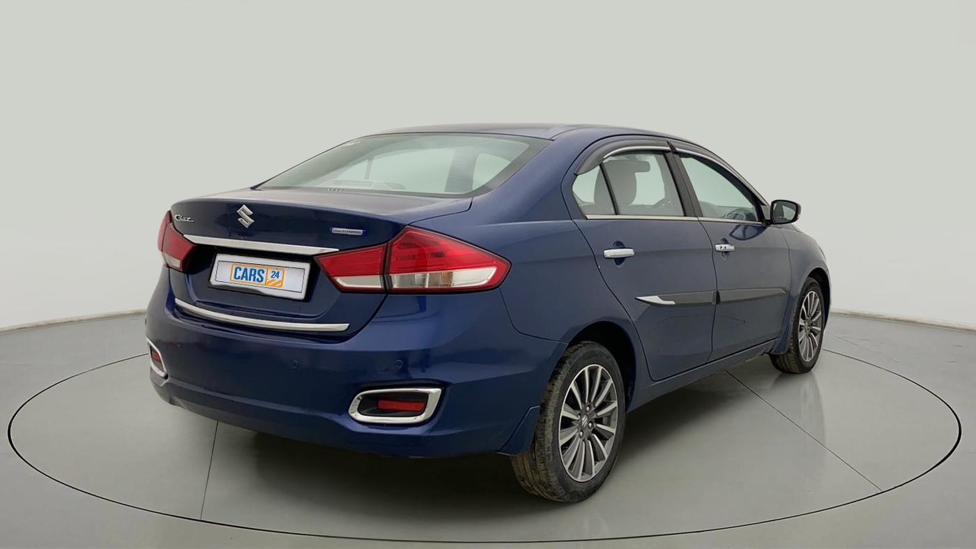 2021 Maruti Ciaz ALPHA  AT 1.5 SHVS PETROL, Petrol, Automatic, 57,002 km, Right Back Diagonal