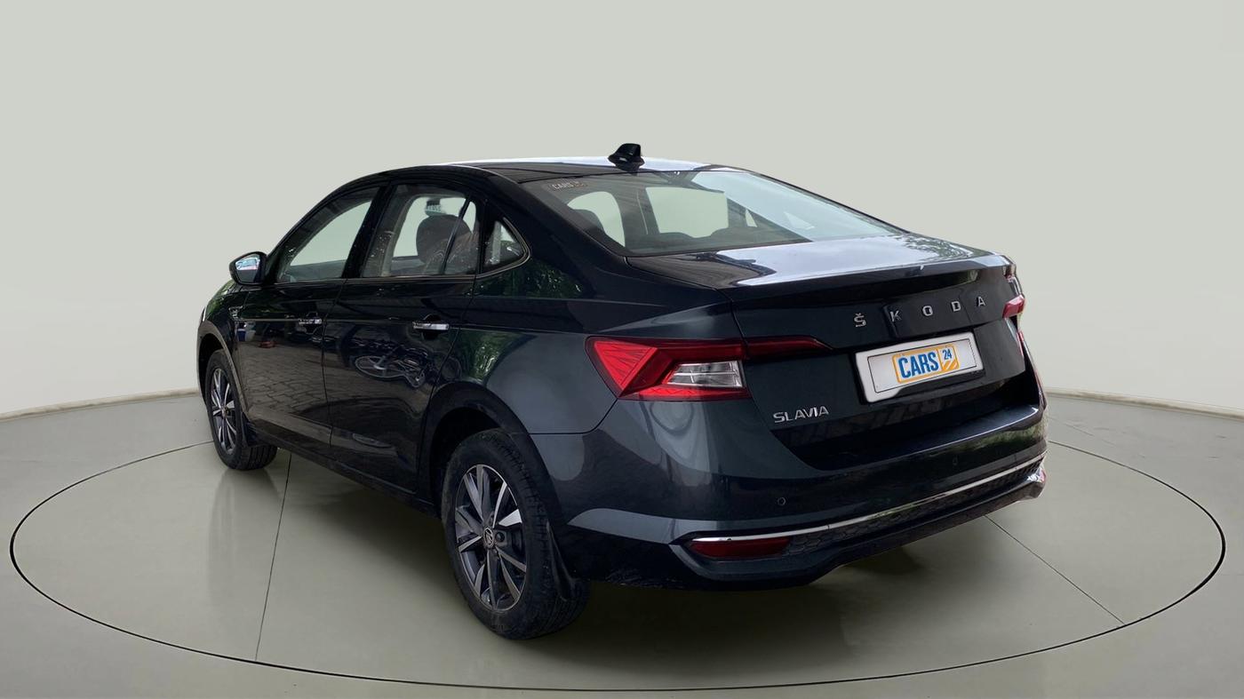 2022 Skoda SLAVIA STYLE 1.0L TSI AT, Petrol, Automatic, 43,038 km, Left Back Diagonal