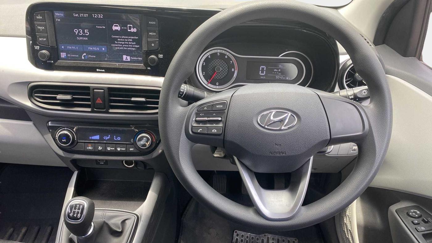 2021 Hyundai GRAND I10 NIOS SPORTZ 1.2 KAPPA VTVT, Petrol, Manual, 9,007 km, Steering Wheel Close Up